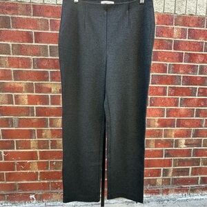 Coldwater Creek Classic Fit Stretch Trouser Charcoal Grey Activewear Lounge S8